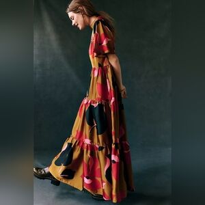 Anthropologie Corey Lynn Calter Gianna Tiered Maxi Dress